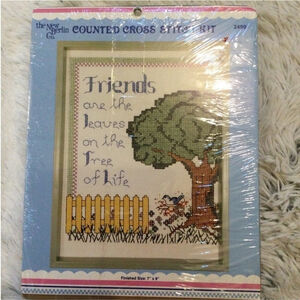 THE New Berlin Co Counted Cross Stitch Kit Finished size 7x9